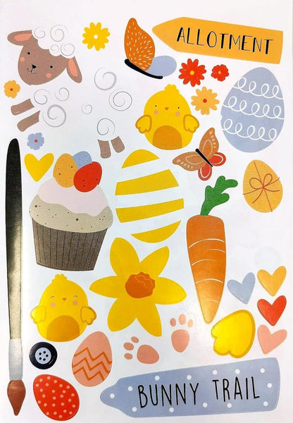 (2 Pack) Easter Colouring Book & Sticker Book - A4, 48 Pages - FSC Certified