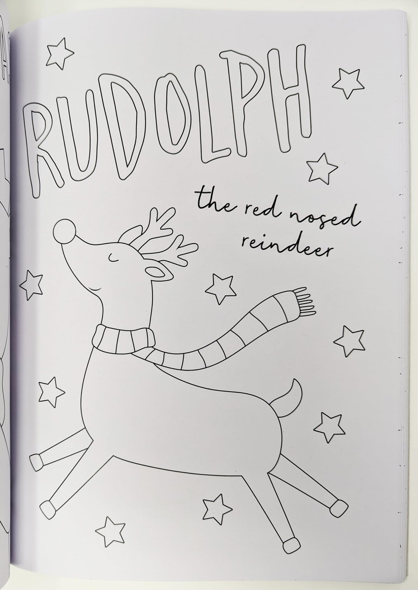 Jumbo A4 Christmas Colouring Book – 190 Festive Pages – Eco-Friendly Gift for Kids – Stocking Filler & Christmas Eve Box
