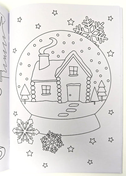 3-in-1 Christmas Activity Book Set – A4 Colouring, Dot to Dot & Puzzle – 3 Books, 48 Pages Each – Eco-Friendly Gift for Kids Ages 3–8