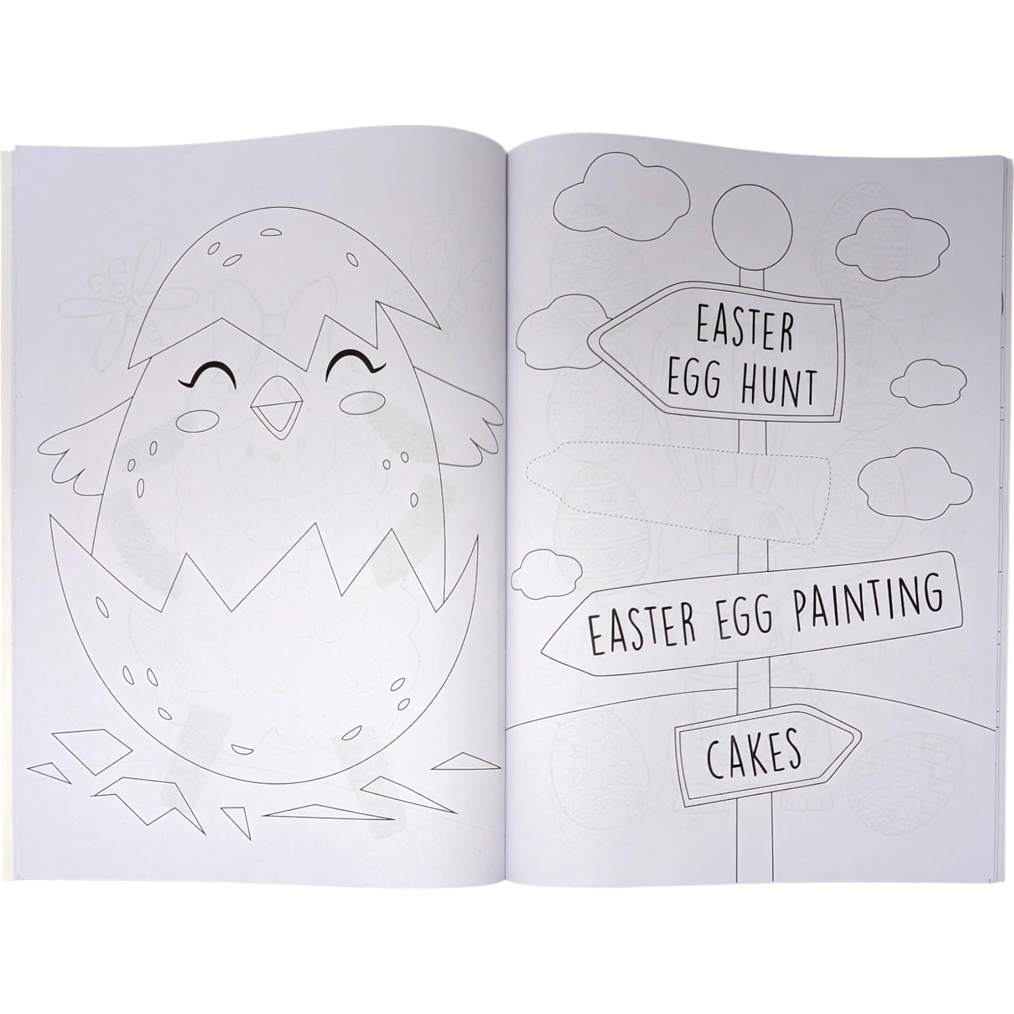 Easter Colouring & Sticker Book for Kids (A4) | 48 Pages of Fun, Bonus Easter Stickers, Eco-Friendly FSC Certified Paper, Perfect for Holiday Activities & Easter Gifts