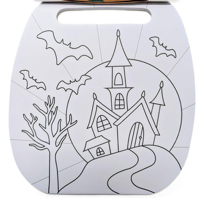 2-Pack Pumpkin Halloween Colouring & Activity Books – 30 Pages Each + Stickers – Mazes, Puzzles & Colouring Fun