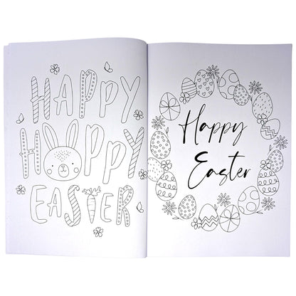 Easter Colouring Book for Kids & Adults – 48 Pages of Fun Easter Colouring | A4 Size, FSC Certified | Cute Bunnies, Eggs & Springtime Designs
