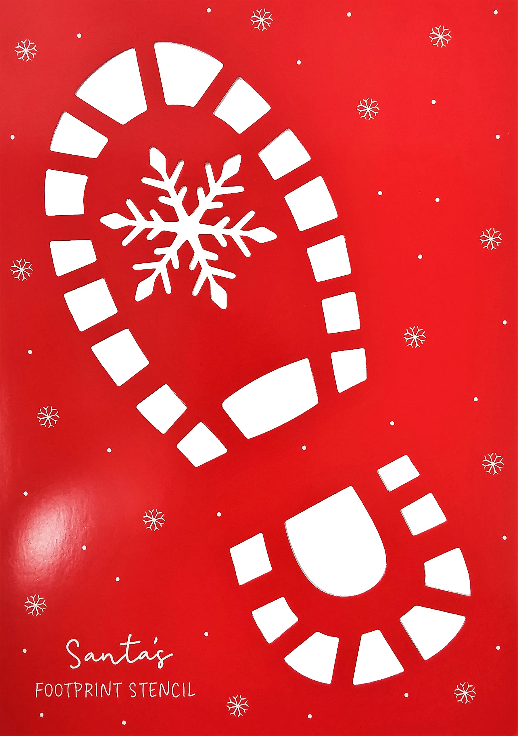 Christmas Eve Pack – Santa Placemat, Magic Key, Footprint Stencils, Stop Here Sign & Nice List Certificate - You Love a Bargain