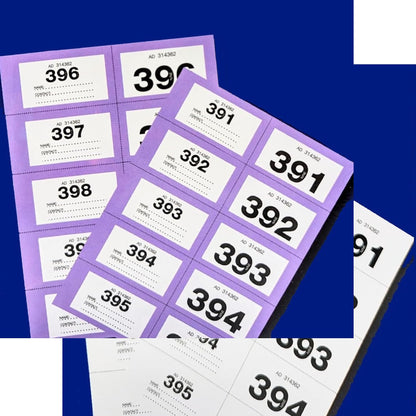 Jumbo White & Purple