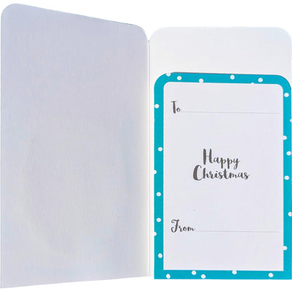 4-Pack Kids Christmas Money Wallets with Glitter Designs & Red Envelopes – Santa, Unicorn, Snowman & Penguins – 16 x 9 cm – Holds Cash, Gift Cards & Vouchers