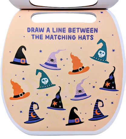 2-Pack Pumpkin Halloween Colouring & Activity Books – 30 Pages Each + Stickers – Mazes, Puzzles & Colouring Fun