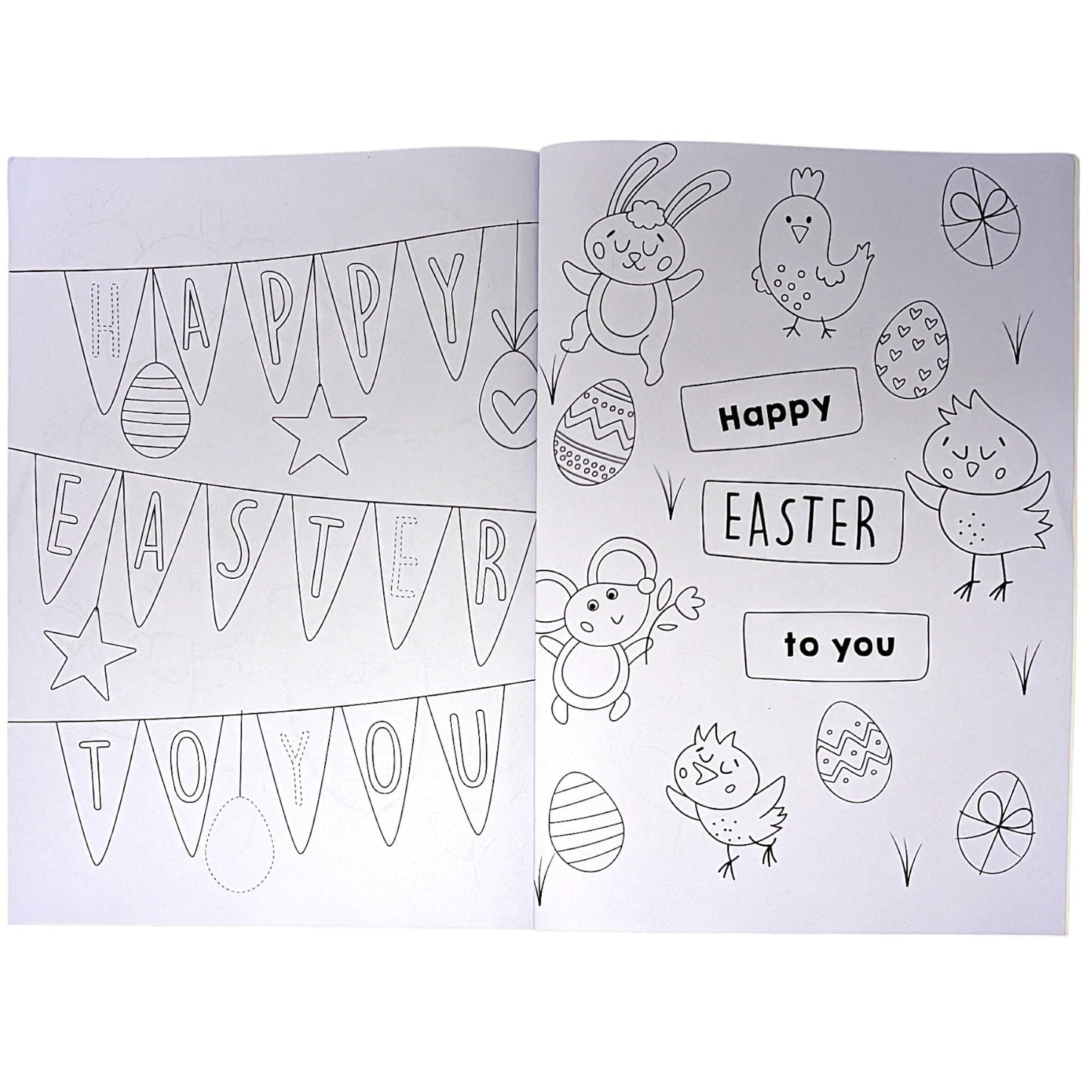 Easter Colouring & Sticker Book for Kids (A4) | 48 Pages of Fun, Bonus Easter Stickers, Eco-Friendly FSC Certified Paper, Perfect for Holiday Activities & Easter Gifts