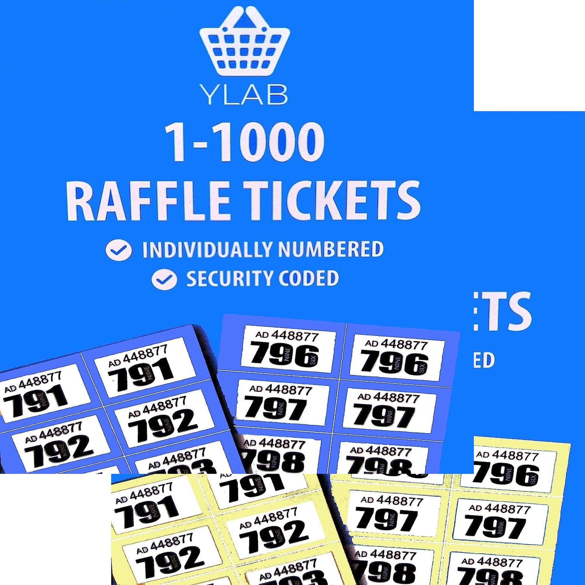 MF Yellow & Blue Raffle 8001