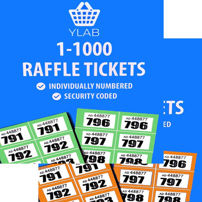 MF Orange & Green Raffle 8001