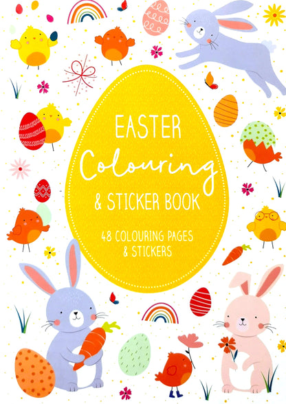 Set of 3 Easter Activity & Colouring Books for Kids – Includes Stickers, Puzzles, Crafts & Games – Fun & Educational Easter Gift – FSC Certified & Eco-Friendly