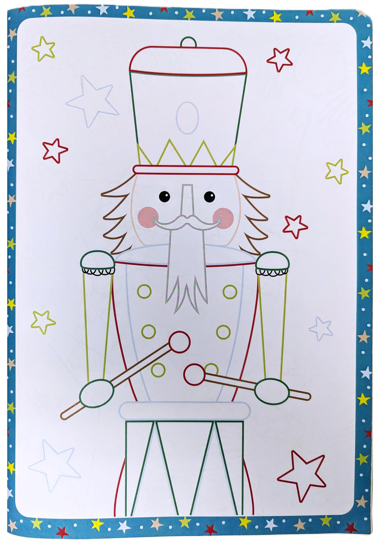 2-Pack Christmas Colouring Books – A4 Size – 4 Foil Pages + 20 Colouring Pages Per Book – Stocking Filler Gift for Kids Ages 3+