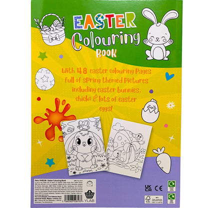 Easter Colouring Book for Kids & Adults – 48 Pages of Fun Easter Colouring | A4 Size, FSC Certified | Cute Bunnies, Eggs & Springtime Designs