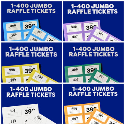 MF 6 Jumbo Raffle Books