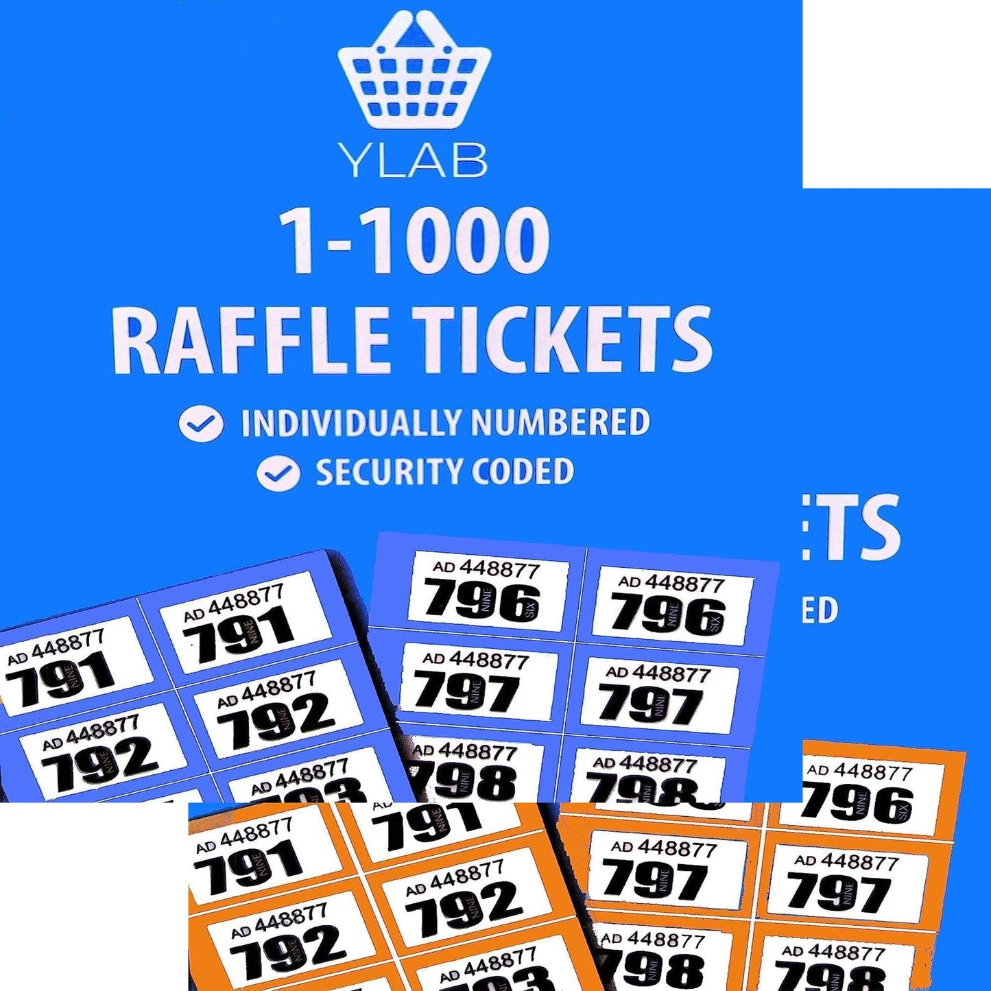 MF Orange & Blue Raffle 8001