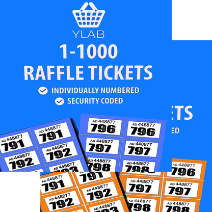MF Orange & Blue Raffle 8001