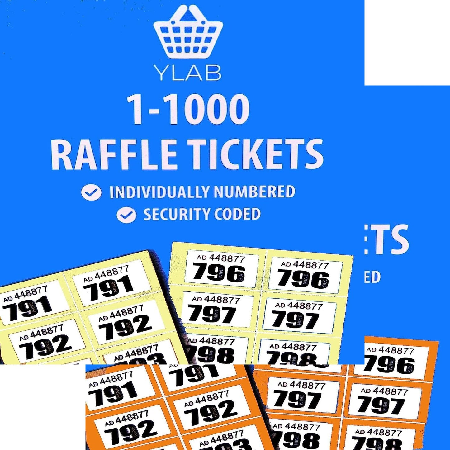 MF Orange & Yellow Raffle 8001