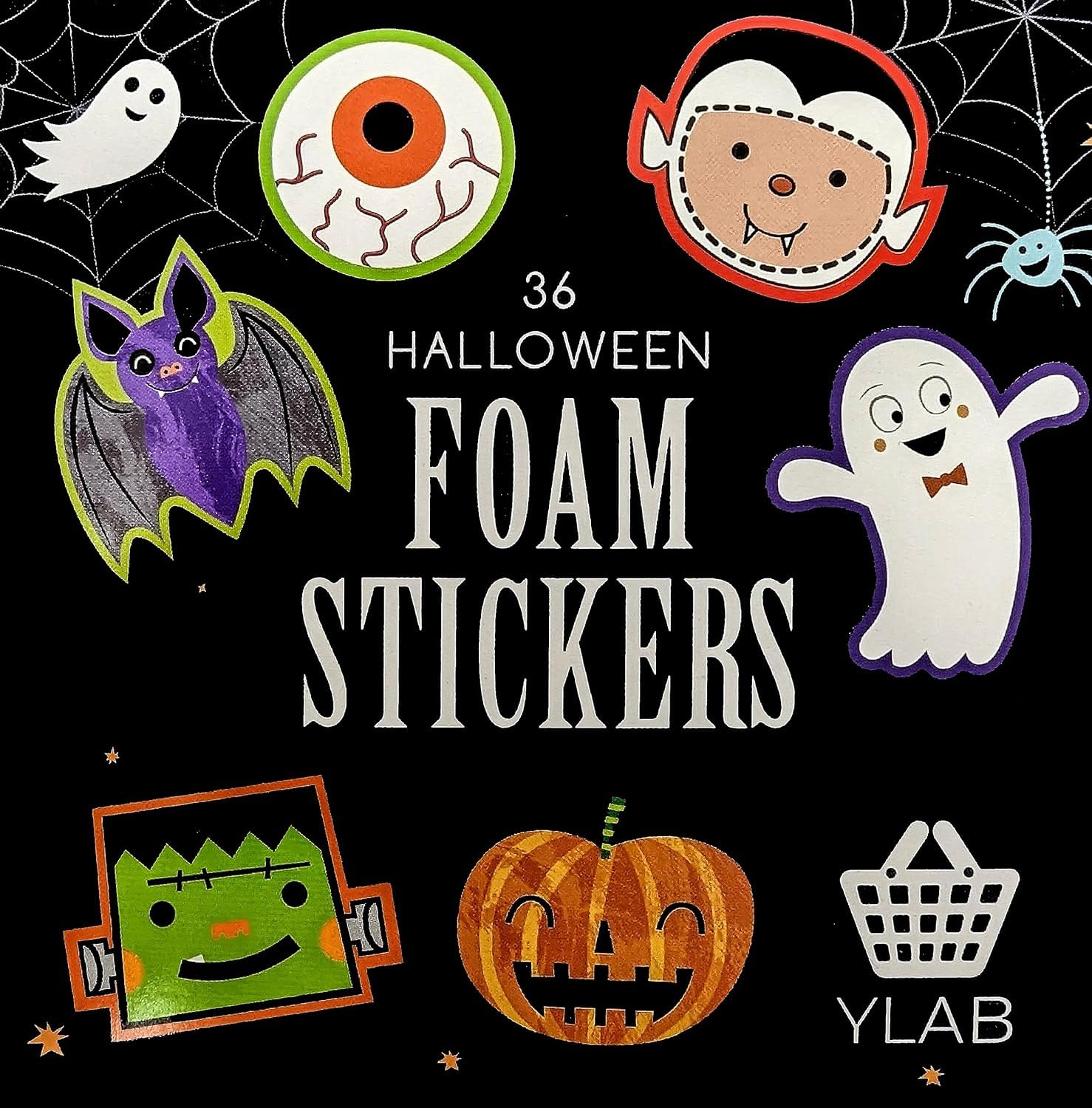 2x MF HH/5561 Halloween Foam Stickers