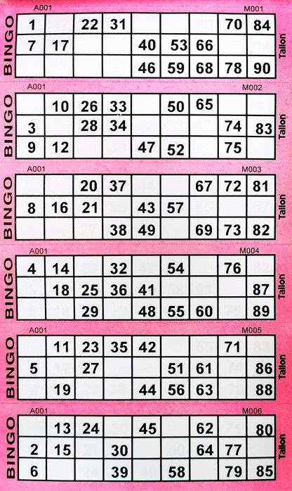 Pink Bingo 8002