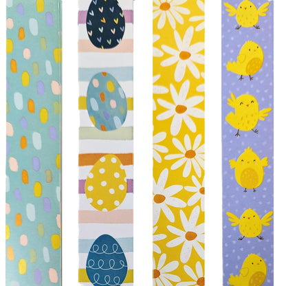 80 Easter Paper Chains – Peel & Seal – Fun & Easy DIY Easter Decorations – No Glue Required – Spring-Themed Craft Kit for Kids & Adults