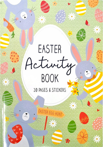 Set of 3 Easter Activity & Colouring Books for Kids – Includes Stickers, Puzzles, Crafts & Games – Fun & Educational Easter Gift – FSC Certified & Eco-Friendly
