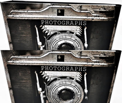 2 Pack Retro Photo Albums – 36 Photos Each – 6" x 4" – Vintage Camera Design - You Love a Bargain