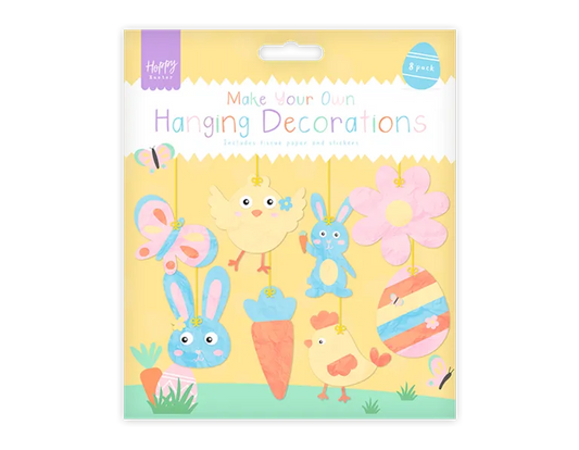 Easter Make Your Own Hanging Decorations (8 Pack) – DIY Easter Craft Kit