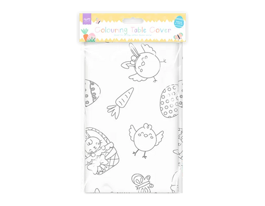 Easter Colour Your Own Tablecover 160 x 90cm – Fun Easter Craft & Party Table Cover