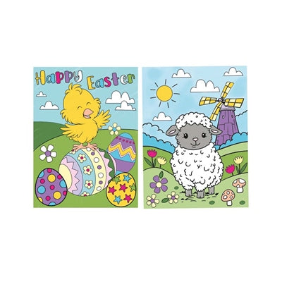 2 Pack - Easter Paint by Numbers – Easter Painting Craft Set for 2 Children