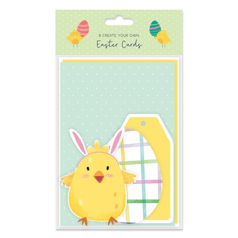 Make Your Own Easter Cards (8 Cards) – Easter Craft Card Kit for Children