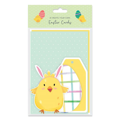 Make Your Own Easter Cards (8 Cards) – Easter Craft Card Kit for Children