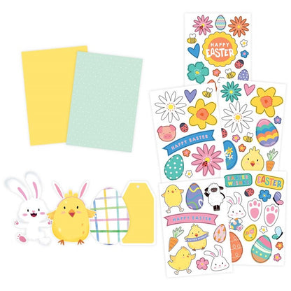 Make Your Own Easter Cards (8 Cards) – Easter Craft Card Kit for Children